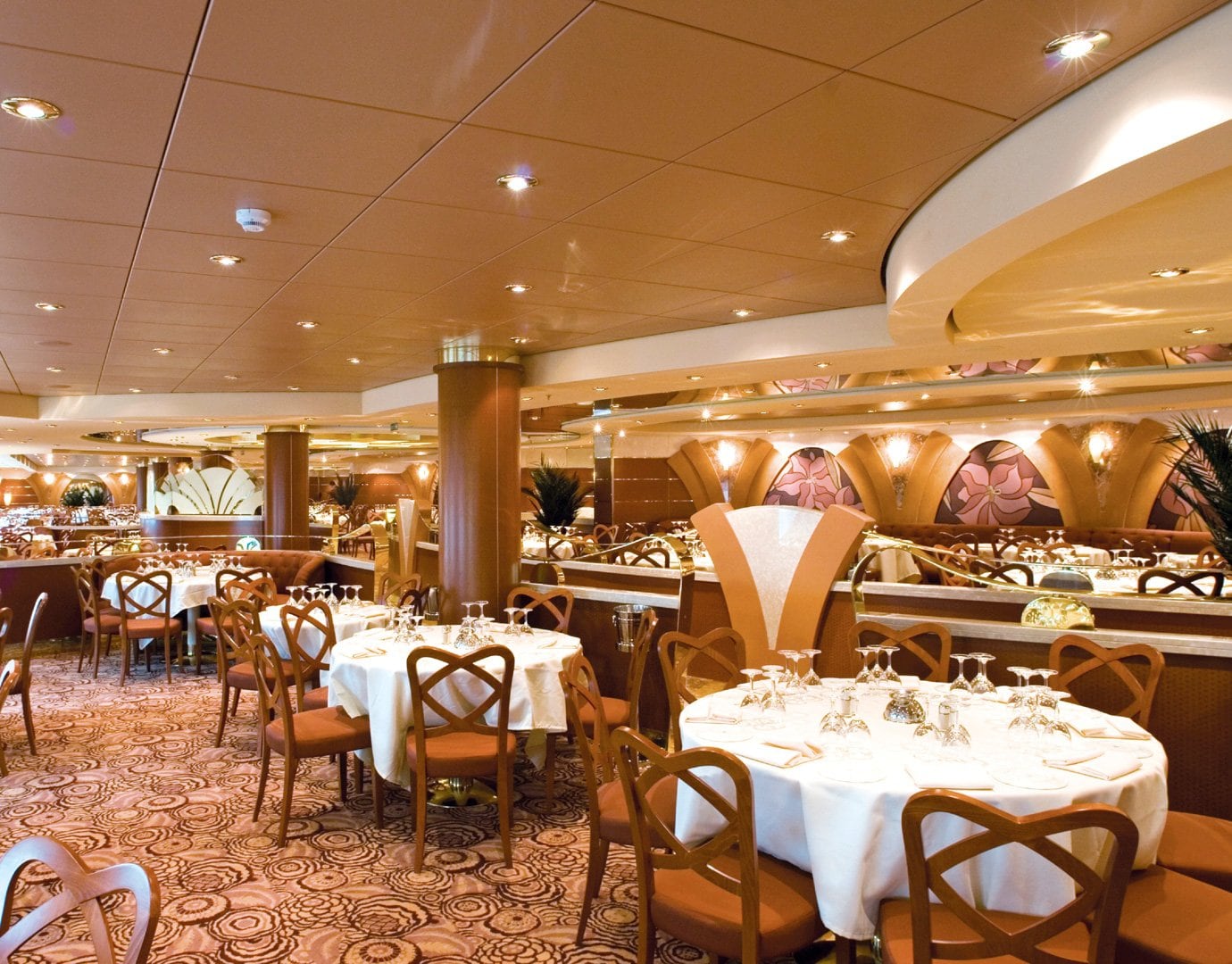 Fine dining restaurant aboard MSC Musica