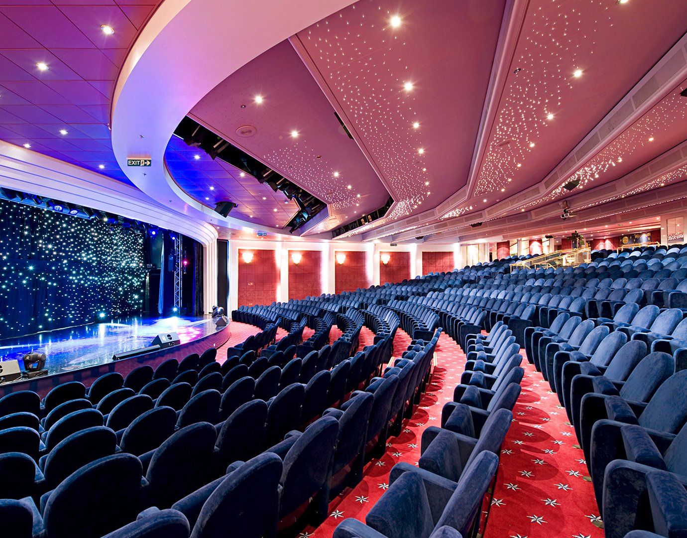 Theatre entertainment aboard cruise ship