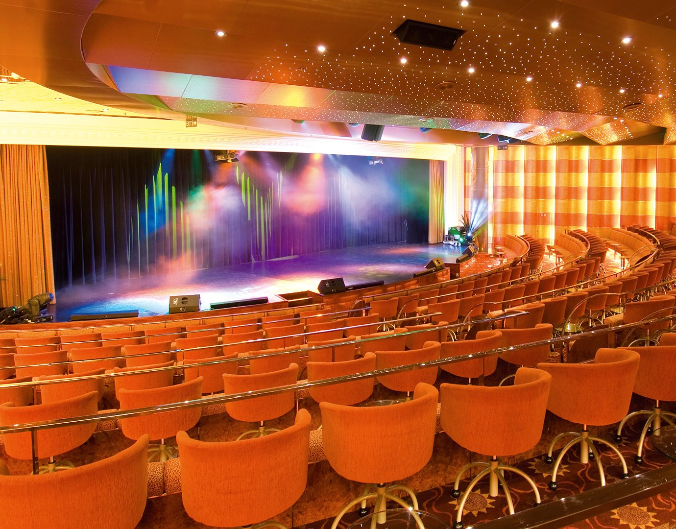 Theatre entertainment aboard cruise ship